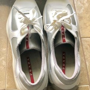 Prada Men Size 10 sneakers, Great condition.